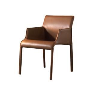 Modern European Style Hotel Dining Chair Metal Leg Dining Chair in High Quality