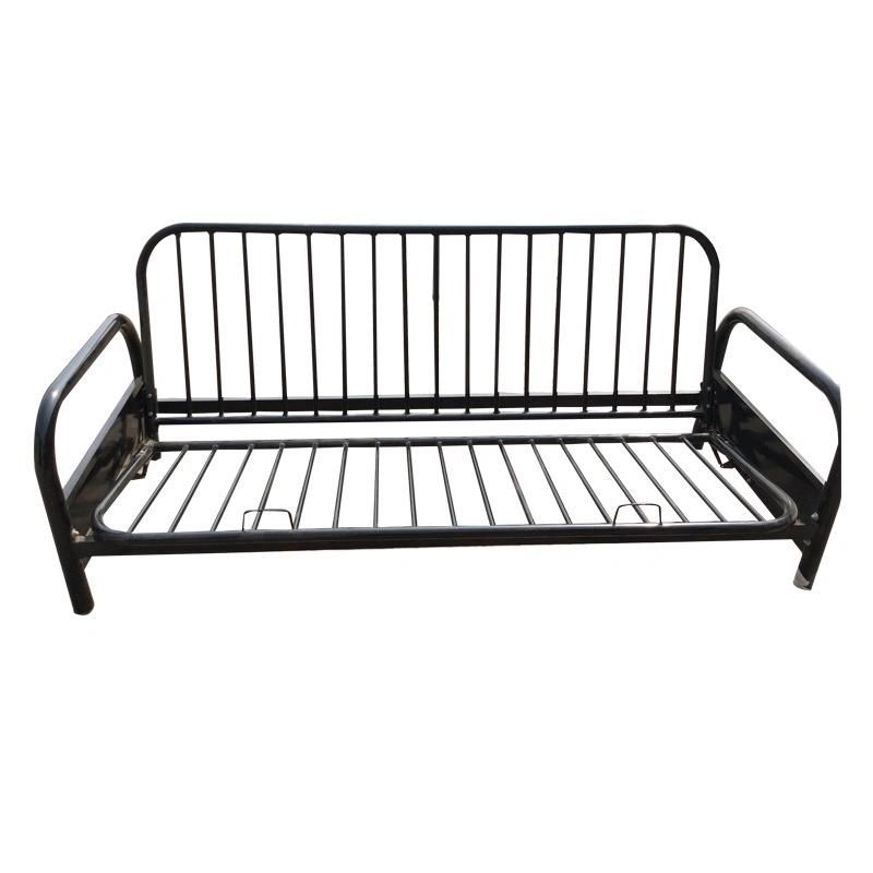 Metal Sofa Bed Folding Sofa Bed Factory Wholesale Metal Bed Foldable Modern Living Room Sofa Livingroom Furniture Set