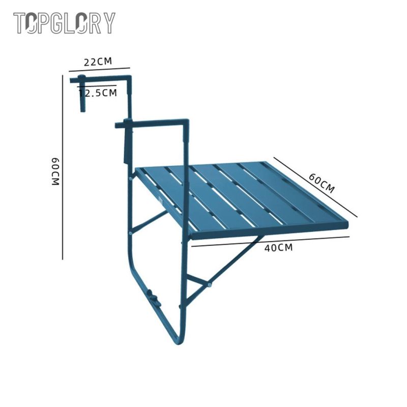 Balcony Flower Outdoor Living Room Flower Rack Flower Pot Rack Foldable Height Adjustable Flower Table