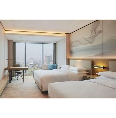 Customized Simple Korean Light Color Bedroom Set Hotel Furniture