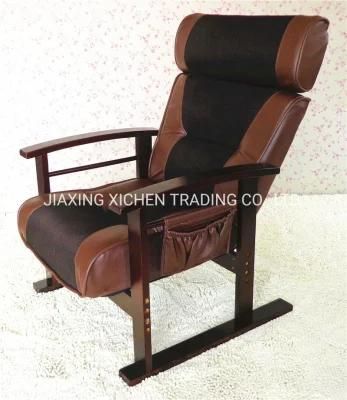 High Level Brown Leather Modern Leisure Adjustable Arm Chair