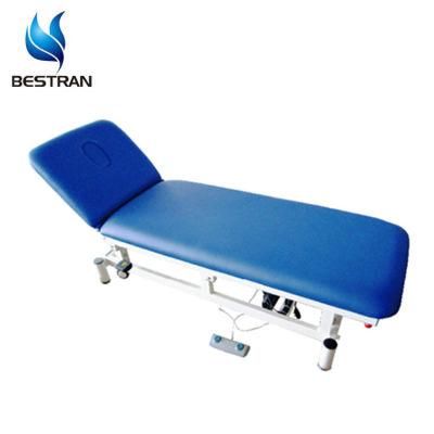 Hospital Two Sections Medical Patient Electric Examination Table