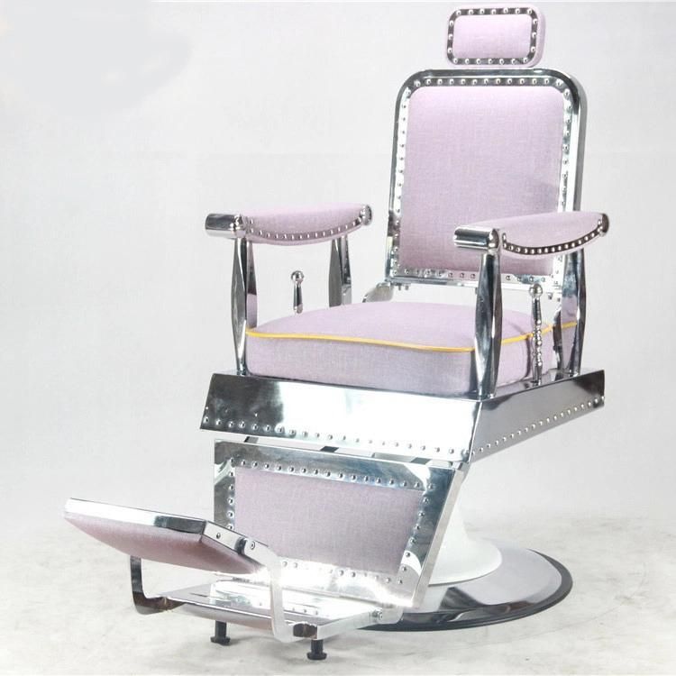 Hl-9269 Salon Barber Chair for Man or Woman with Stainless Steel Armrest and Aluminum Pedal
