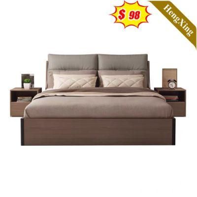 Wholesale Modern Custom Size Solid Dressing Table Double Bed Mattress Wooden 5 Star Hotel Bedroom Furniture