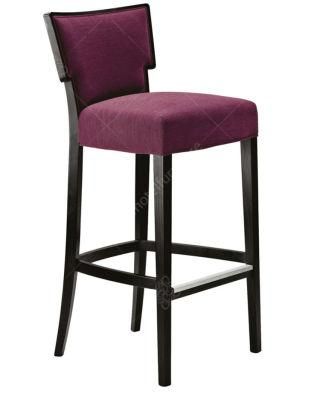 Latest Solid Wood Hotel Furniture Bar Stool Chair for Sale