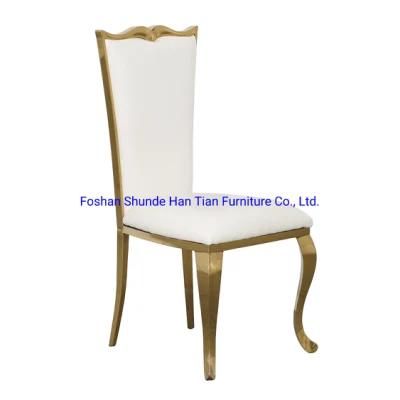 Simple Design Modern Style High Back Stainless Steel Hotel Party Wedding Chair