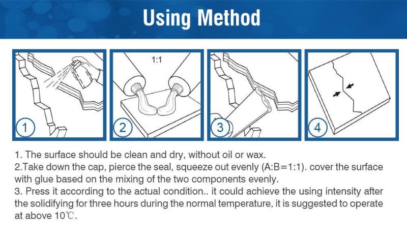 High Temp Environmental Rapid Epoxy Resin Glue