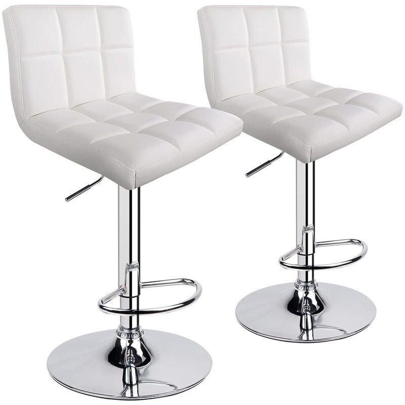 High-End Modern Design Hotel Gold Metal Iron Legs Bar Stool High Commercial Armrest Bar Chair for Barpu Leather