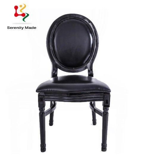 Hospitality Event Furniture Armless Wooden Banquet PU Leather Chairs for Event Wedding Dining Party