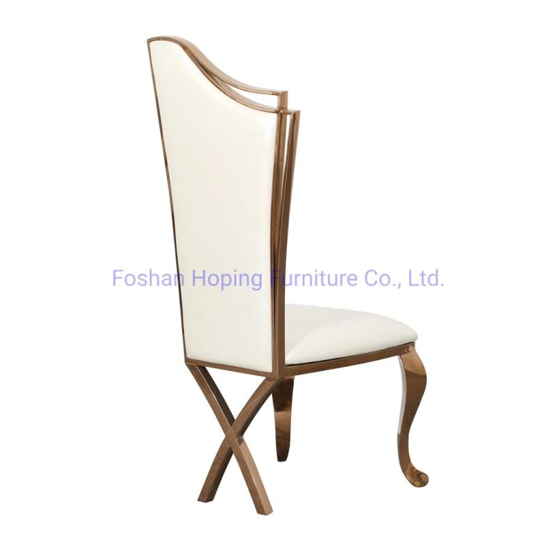 Modern Classy Crown Hotel Royal Cheap King Throne Chair Gold Wedding Chair for Bride and Groom