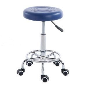 Modern Lift Adjustable Bar Stools Rotatable Chair Blue