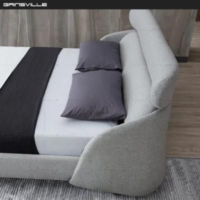 Ultra-Modern Curved Metal Headboard Exclusive Bedroom Furniture
