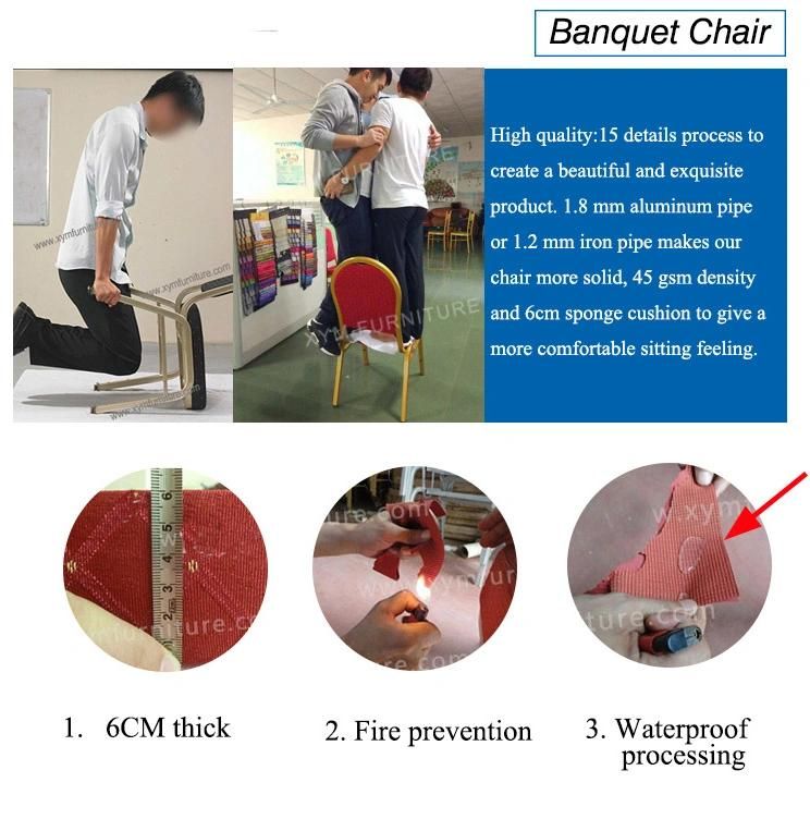 Hotel Furniture PU Leather Metal Banquet Chair (XYM-L01)