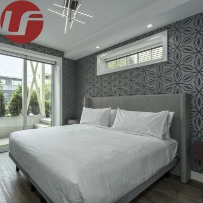 Hotel Bedroom Furniture with Durable PU Leather Headboard
