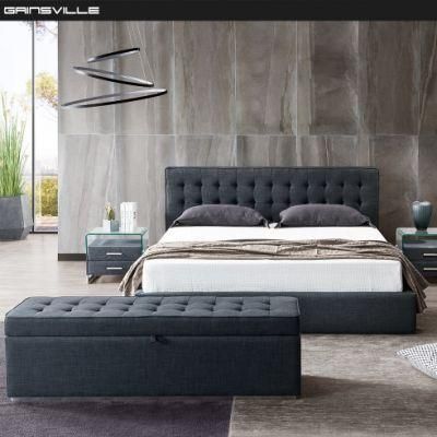 Foshan Factory Home Furniture of Wooden Double Bedroom Furniture Oowall Bed