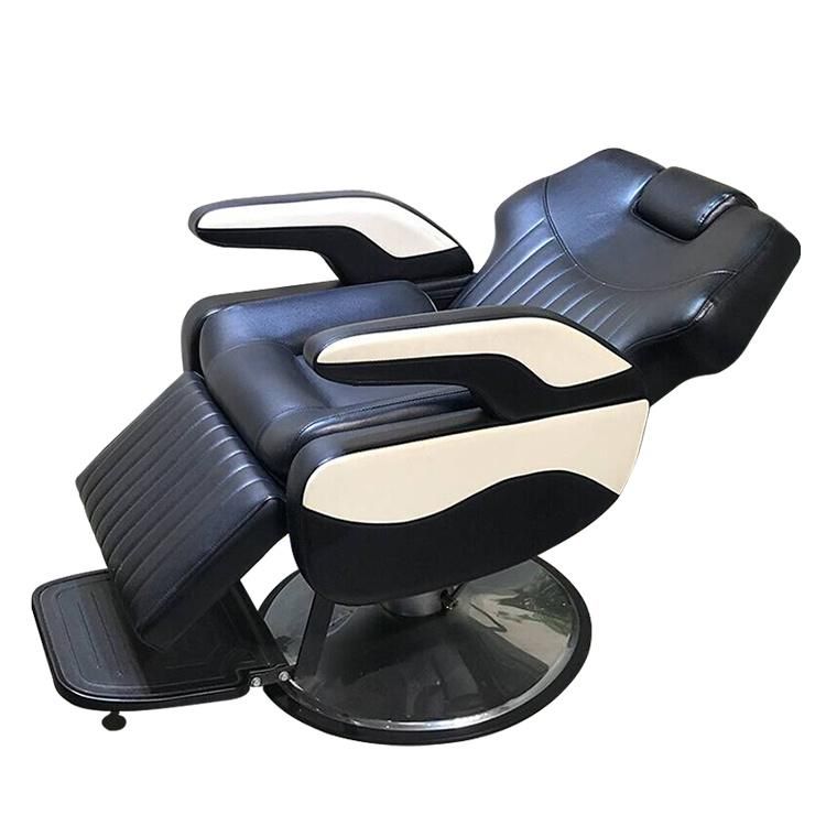 Hl-9274 Salon Barber Chair for Man or Woman with Stainless Steel Armrest and Aluminum Pedal