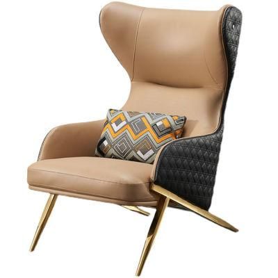 Modern Luxury Living Room Chairs Gold Metal Legs Banquet Hotel Chair
