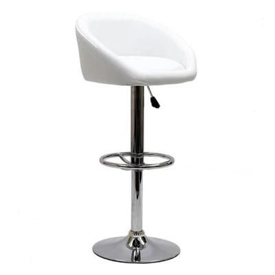 Round Base Bar Chair Swivel Bar Seat Bar Stool with Footrest
