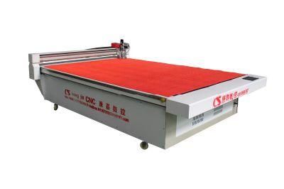 Mouth-Muffle Face Mask Sublimated Printed Fabric Knife Vision Cutting Machine