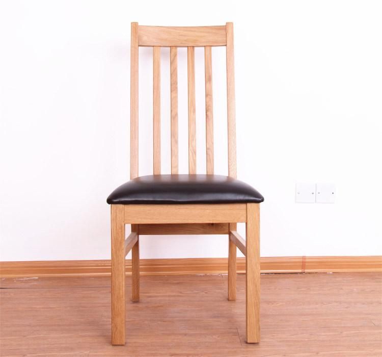Oak Wood Dining Chair Cow Leather Chair High Quality Chair (M-X1055)