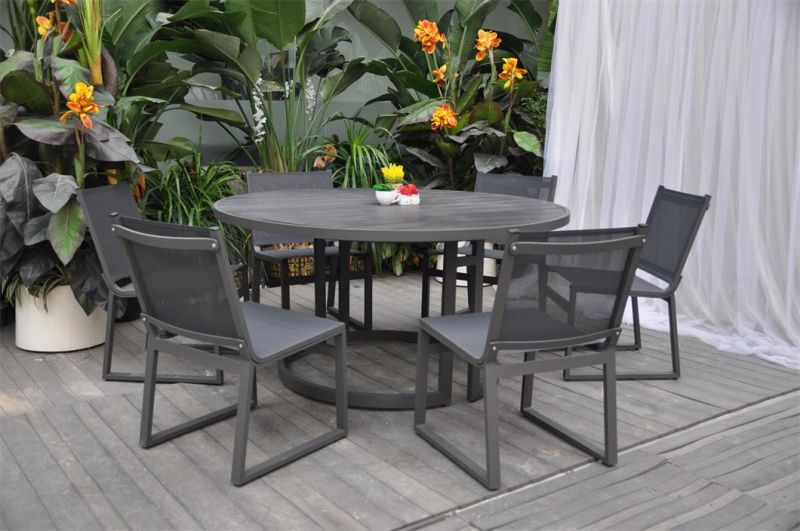 High Quality Custom Leisure Home Modern Cast Aluminium Modern Patio Garden Dining Furniture