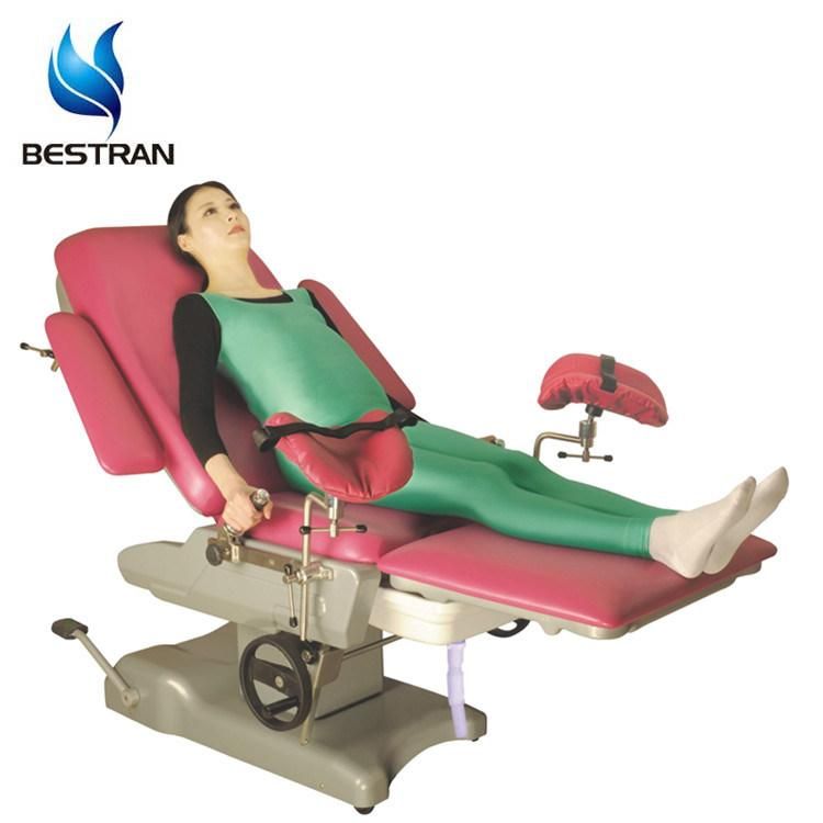 Bt-OE027 Cheap Hospital Manual Obstetric Surgical Bed Women Examination Table