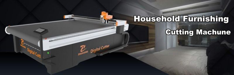 CNC Knife Cutting Machine Sofa Fabric Digital Flatbed Cutter