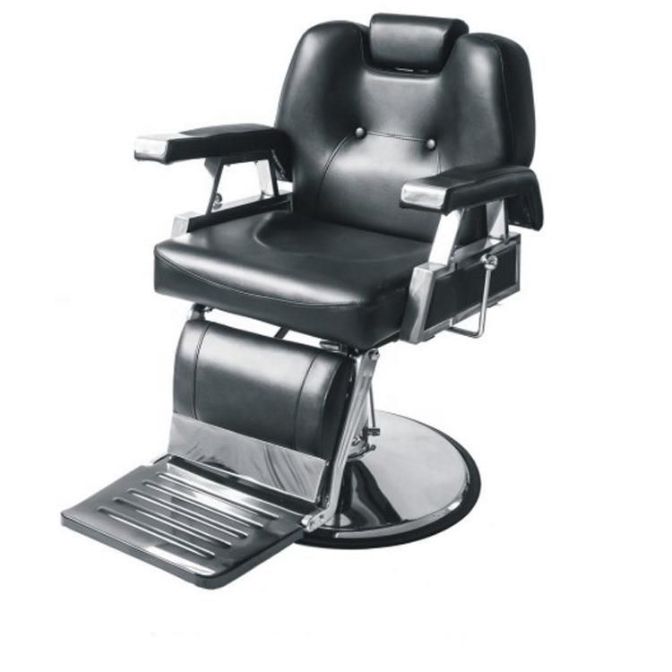 Hl-9209b Salon Barber Chair for Man or Woman with Stainless Steel Armrest and Aluminum Pedal