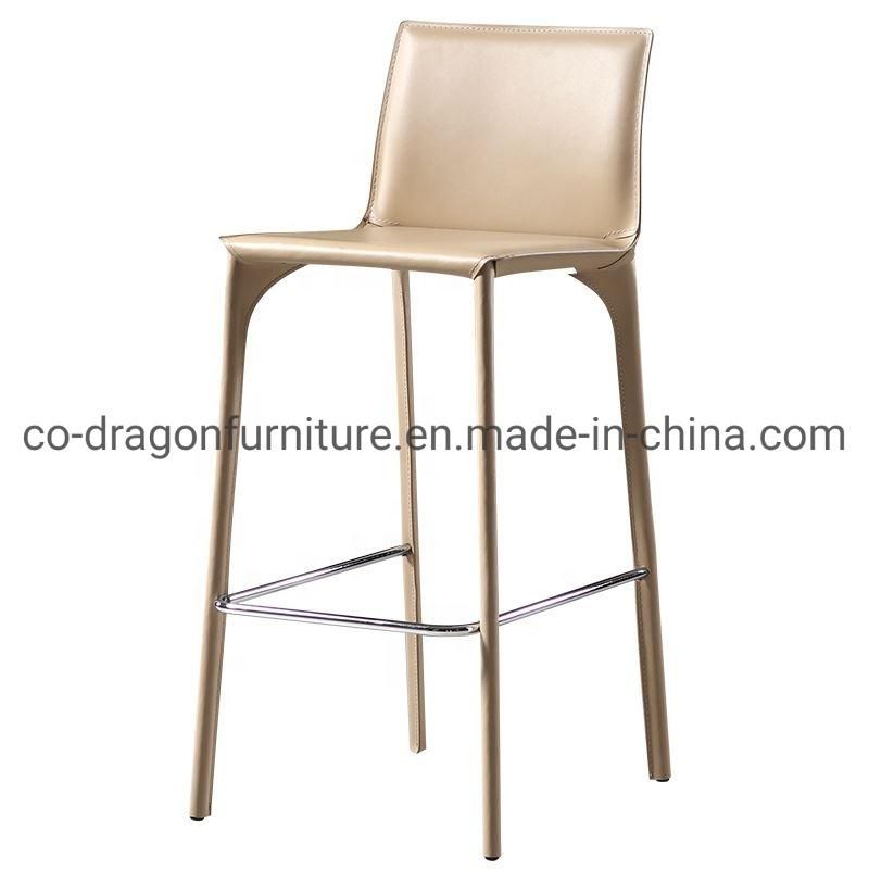 Modern High Bar Chair with Leather for Living Room Furniture