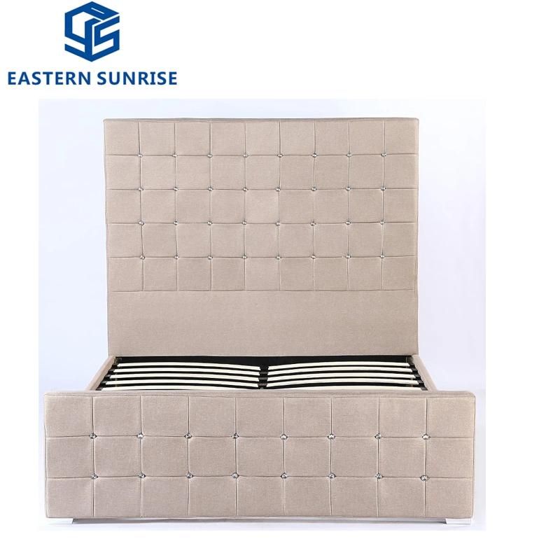 Simple Design PU Leather Bed with High Quality and Load Capacity