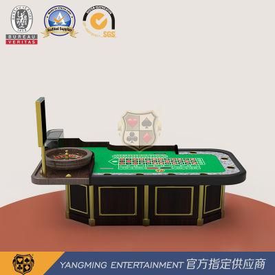 Surround Stepping Roulette Table European-Style 32-Inch Solid Wood Roulette Table Ym-Rt03