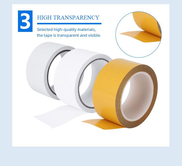 Water Based Double Sided OPP Film Adhesive Tape