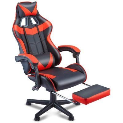 Linkage Armrest Reclining Gaming Chair with Wheels