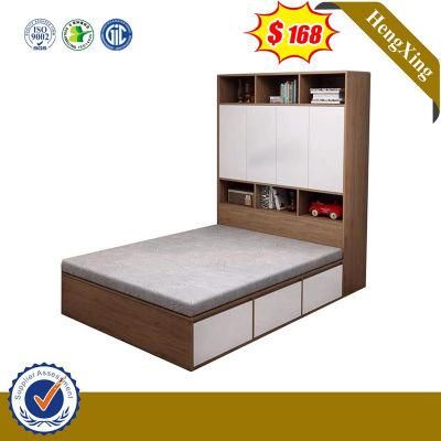 Modern Children Bedroom Home Kids Furniture Simple Single Size Wooden Kids Bunk Bed