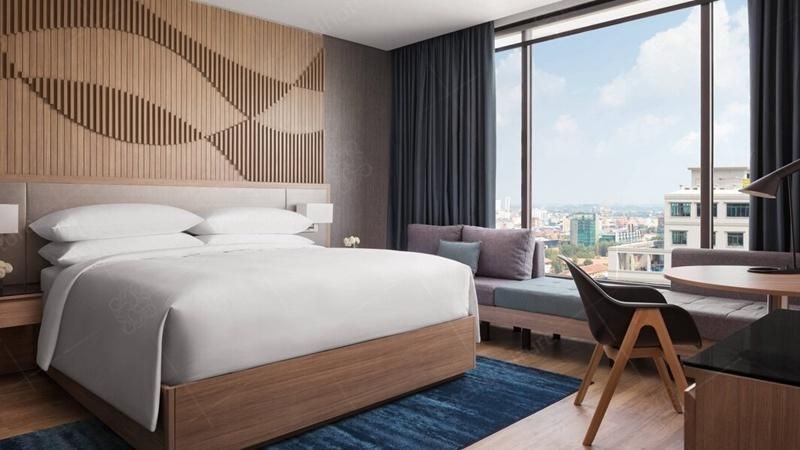 Wood Custom Made Contemporary Hotel Bed Room Furniture Bedroom Set Modern Design
