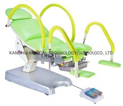 Optional Color Medical Equipment Hospital Clinic Surgery Gynecology Chair with Foot Control