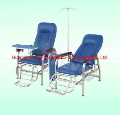 Hospital Furniture Bed Clinic Infusion Chair with Armrest Tilted Blood Taking (SLV-D4023)