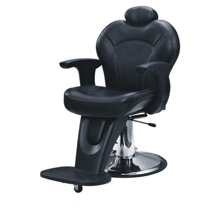 Hl-9206 Salon Barber Chair for Man or Woman with Stainless Steel Armrest and Aluminum Pedal