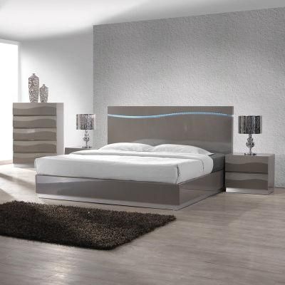 Fashionable Modern Furniture Home Furniture Bedroom Set King Bed Wardrobes