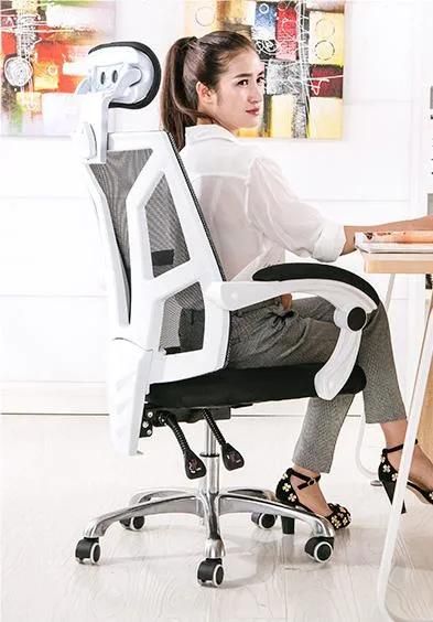 Ergonomic Mesh Chair Reclining Chair with Footrest Best Office Mesh Chair