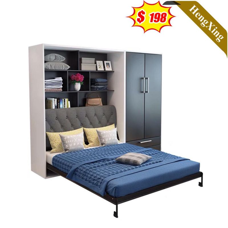 Modern Style Bedroom Customized Home Furniture Wood Storage Bunk Wall Bed