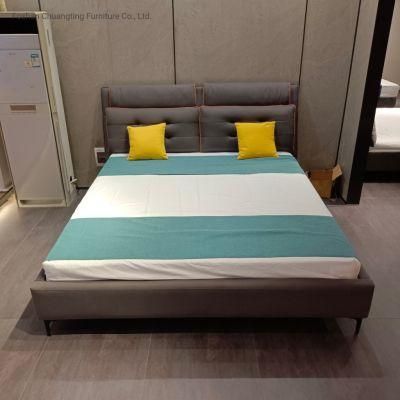 Wholesale Popular Wooden Frame Bed Durable Fabric Washable Bed