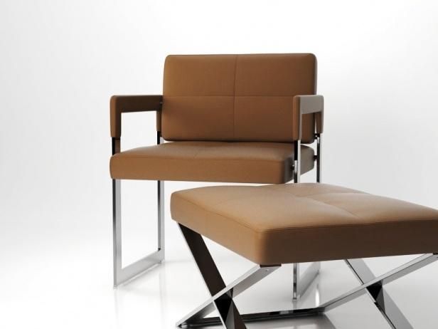 Aster Leather Dining Chair by Jean-Marie Massaud