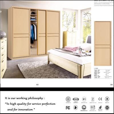 Bedroom Wood Latest Wardrobe Door Design (customized)