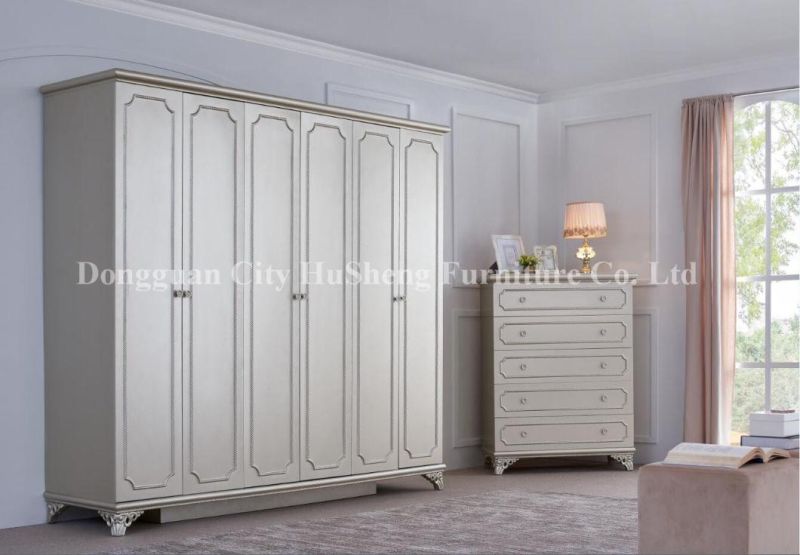Hot Selling Melamine Bedroom Furniture Modern Design Bedroom Set with Leather Cushion