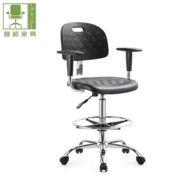 General Use Factory Swivel PU Synthetic Leather ESD Workshop Chair