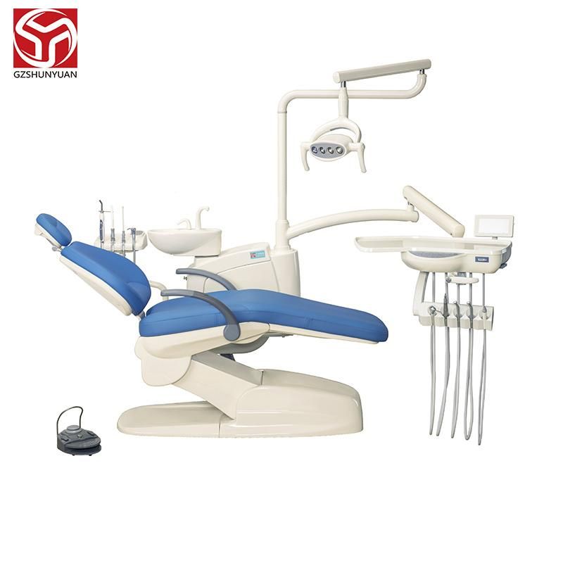 Big Size Soft Leather Dental Unit with Dentist Stool