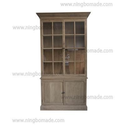 French Classic Provincial Vintage Furniture Weather Oak Light Nature Cupboard Cabinet