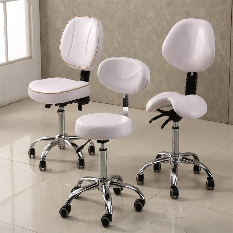 Dental Medical Assistant′ S Stools Adjustable Mobile Chair Aluminium Dentist Chair for Doctor