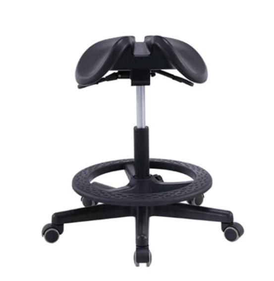 High Quality Leather Saddle Dental Stool for Dentist